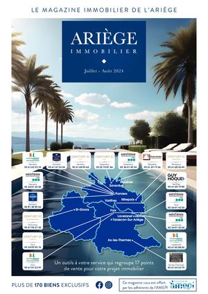 ARIEGE IMMOBILIER n°92 de juillet aout 2024