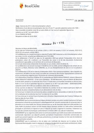 Parution Des Actes Administratifs (Décisions) (10)