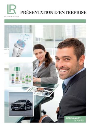 Presentation D'Entreprise LR Health and Beauty plan de marketing