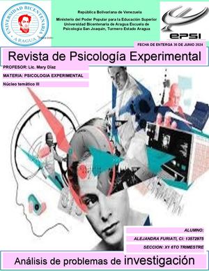 Revista Psicologica Experimental