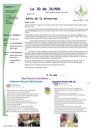 Jo Numéro 36 2024 06 25