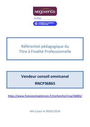 Référentiel Pédagogique Vco 2024 08 28