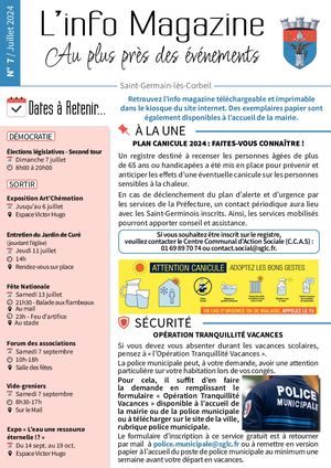 Info Magazine - Juillet 2024