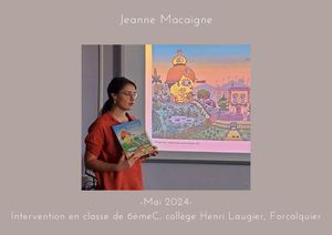 Une séance avec l'artiste Jeanne Macaigne !
