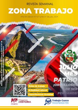 Revista de Empleo "Zona Trabajo Cusco" - Edición N°167