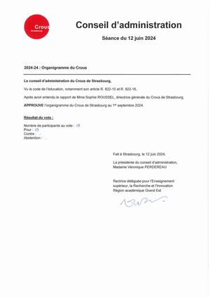 Délibérations Ca Juin 2024