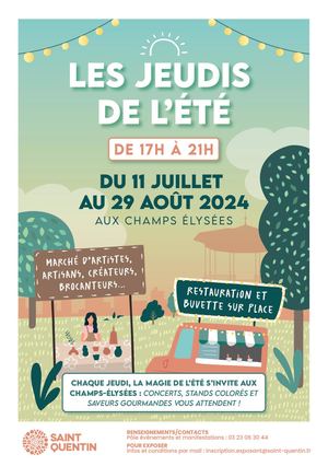 Programme Les jeudis de l'été 2024