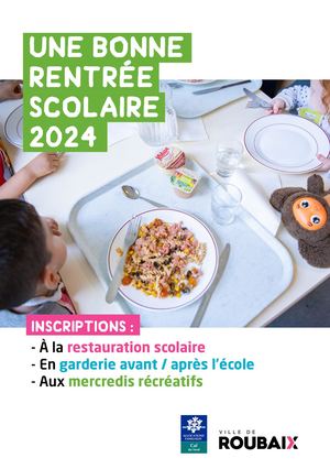 inscription restauration scolaire