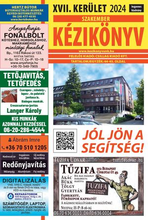 Tizenhetedik Kerület Kézikönyve 2024 Internet