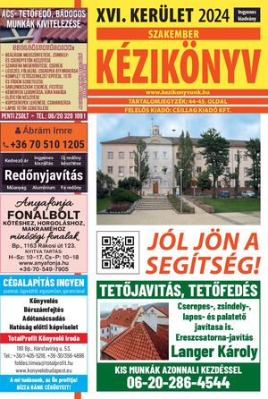 Tizenhatodik Kerület Kézikönyve 2024 Internet