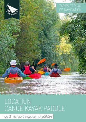 Location canoë kayak paddle (été 2024)