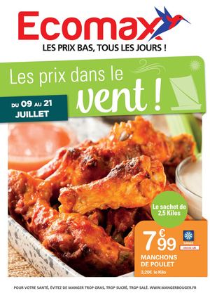 Catalogue Ecomax du 09 au 21 Juillet 2024