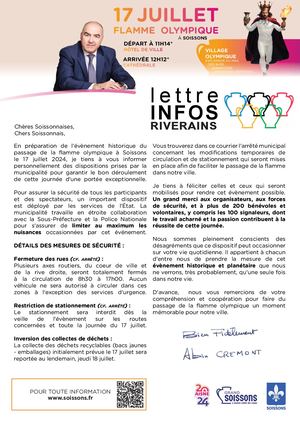 Passage De La Flamme 17 Juillet + Arrêté