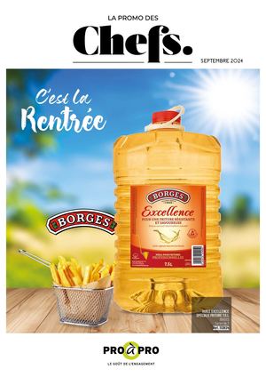 Promo Chefs Septembre 2024 sans prix