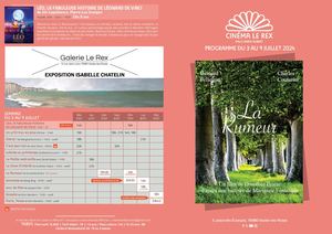 programme texte  du 3 au 9 Juillet