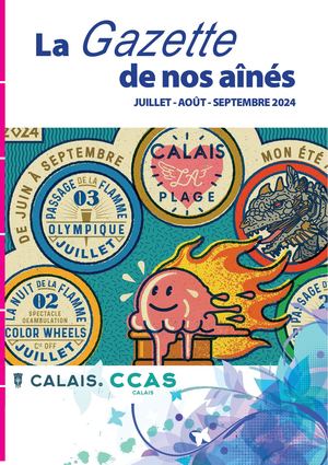 Gazette du CCAS de Calais Juillet, Août et Septembre