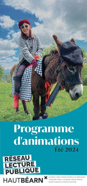 Programme animations Réseau Lecture Publique été 2024