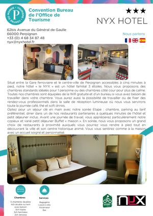 Nyx Hotel - Convention Bureau