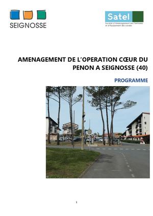 Programme Penon Actuelle Municipalité 2024