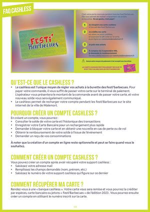 FAQ Cashless Festi'Barbecues