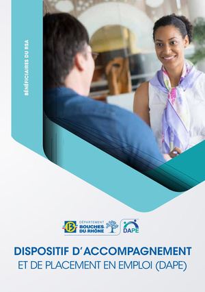 Dispositif d’accompagnement et de placement en emploi (DAPE)