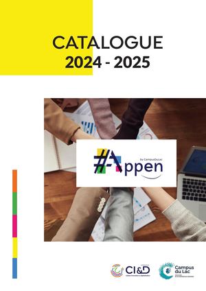 Catalogue Appen 20242025