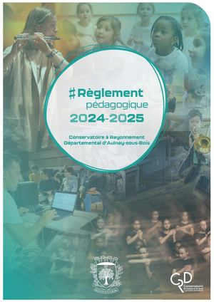 Règl Pédago Général Crd 2024 25
