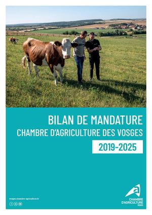 Bilan mandature Chambre d'Agriculture des Vosges 2019-2025
