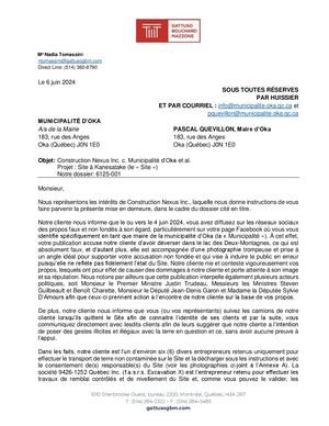 Dossier Partagé - Transbordement de terre à Kanesatake