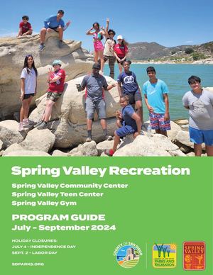 Spring Valley Community Center Program Guide: July - September 2024