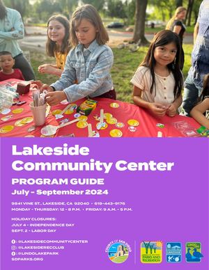 Lakeside Community Center Program Guide: July - September 2024