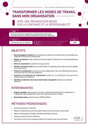 Transformer Les Modes De Travail