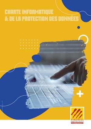 Charte Informatique Et Protection Des Donnees