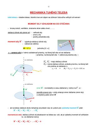 Tuhe Teleso Poznamky