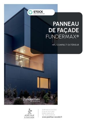 PANNEAU DE FAÇADE Fundermax 2024