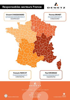 Cartographie Secteurs Commerciaux