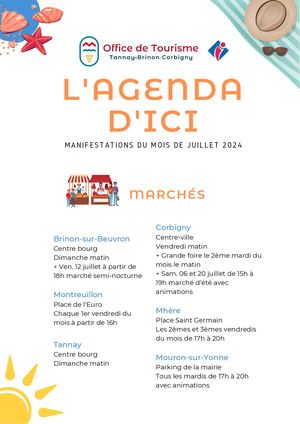 Agenda D'ici - Juillet 2024