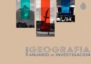 Anuario Investigación Geografía PUCV 2023