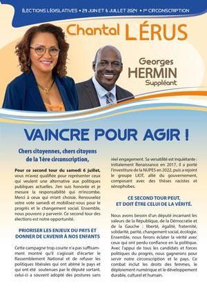 Vaincre Pour Agir avec Chantal LERUS & Georges HERMIN