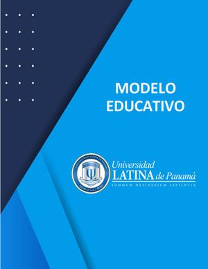 Modelo Educativo Univeridad Latina De Panamá Abcdpdf Pdf A Word