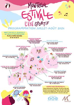 Montreuil Estivale 2024 | Programme Jeunesse