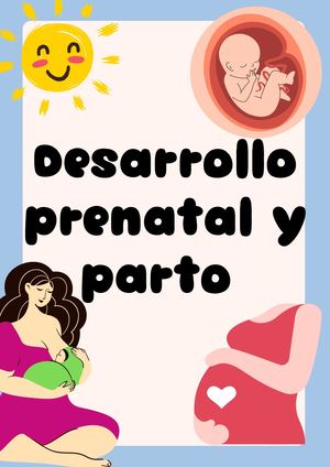 Desarrollo prenatal y parto