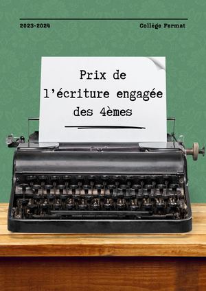 Prix de l'écriture engagée 2024