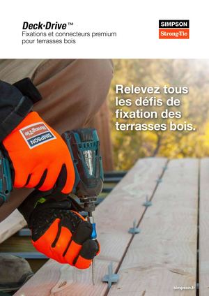 Deck-Drive ™ - Fixations premium pour terrasses bois