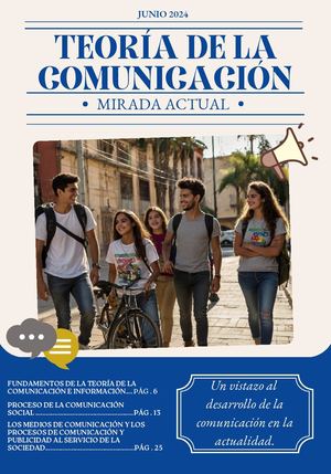 Revista Teoría De La Comunicación Mirada Actual