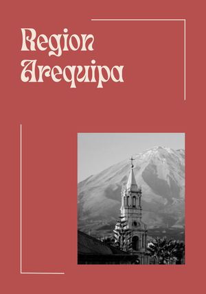 Revista Departamento Arequipa