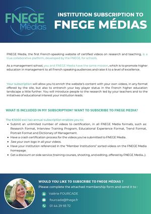 [En] Abonnement Institutionnel À Fnege Médias