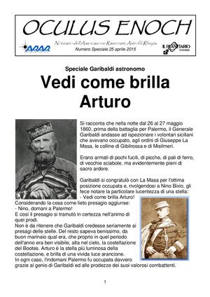 Oculus Enoch Speciale Garibaldi Numero 52 25aprile2015