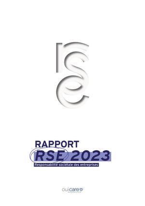 Rapport RSE Oui Care 2023