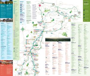 Carte des voies vertes et rivières